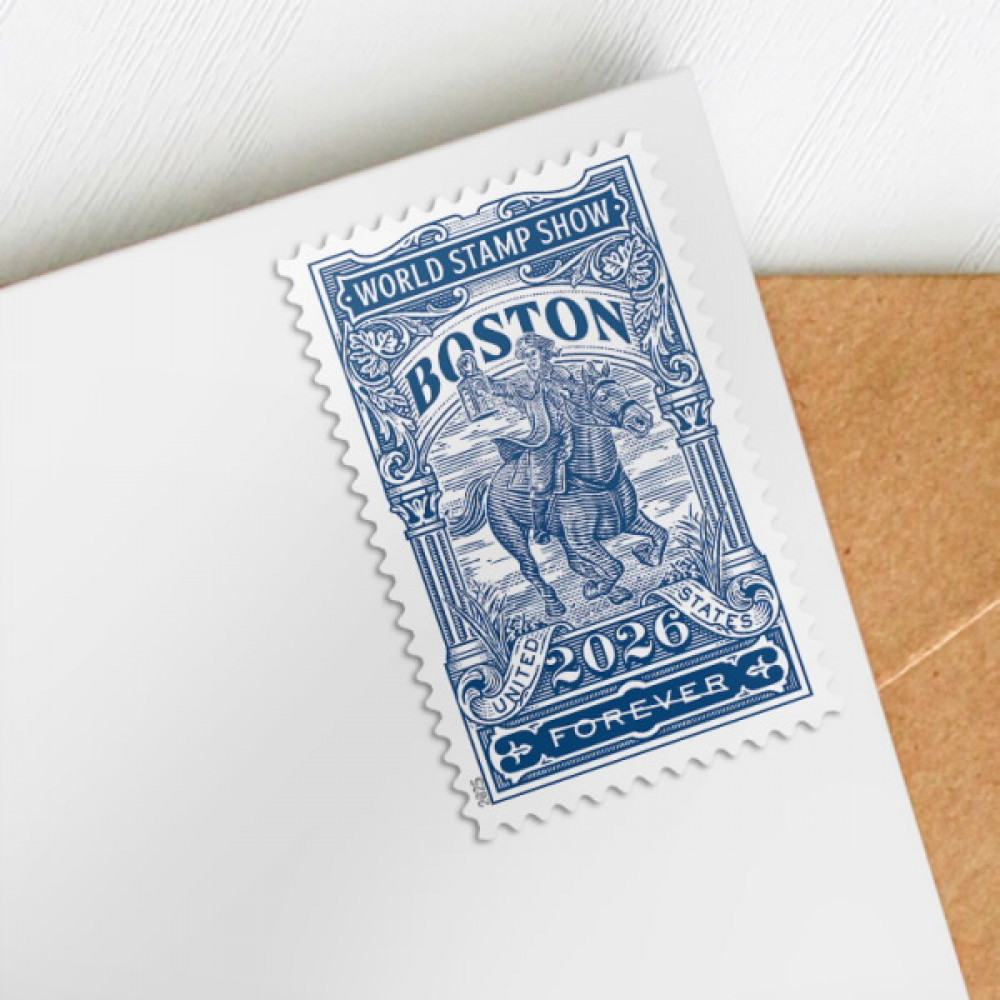 Boston 2026 World Stamp Show Stamps, Sheet of 20