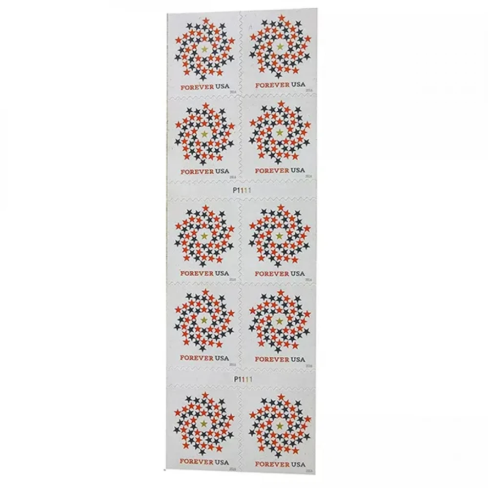 (2016) USPS Stars Red & Blue Forever Stamps